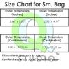 QQ Studio 100 Heat Sealable Mylar Foil Bag Pouch for Sampling Packaging Food Storage Food Safe (SM ~3.4"x5", Glossy White) view 2