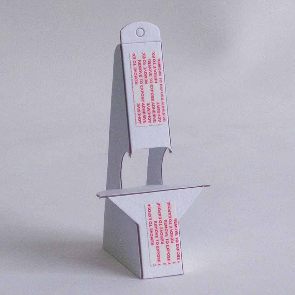 StoreSMART - Easel Backs - White 6 Inch, Self-Stick, Extra-Heavy, Double-Wing - 2X Stronger! - 10-Pack - EBDW6-10