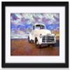 1951 Chevy Professionally Framed & Matted Art Print from Artwork by Artist Lisa Sofia Robinson Framed Art Size: 18" x 24" view 1