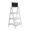 Nearly Natural 3ft. White Washed Farmhouse Stand with Chalkboard view 2