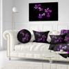 Designart Placer Stars in Distant Galaxy' Abstract Throw Living Room, Sofa, High Quality Pillow Insert + Cushion Cover Printed On Both Side 20" Round view 2
