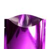 QQ Studio 100 Heat Sealable Mylar Foil Bag Pouch for Sampling Packaging Food Storage Food Safe (MED ~3.8"x5.7", Glossy Purple) view 3
