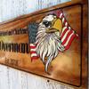 Family Established Wooden Sign, American Flag and Eagle, Veteran Gift, Patriotic Decor, Handmade, view 4