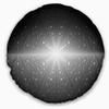 Designart Stardust and Bright Shining Stars' Abstract Throw Cushion Pillow Cover for Living Room, Sofa 20 Inches Round view 1
