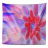 Designart ' Dance of Fractal Pink Petals' Abstract Tapestry Blanket Dcor Wall Art for Home and Office, Created On Lightweight Polyester Fabric x Large: 92 in. x 78 in view 2