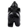 mookaitedecor Black Obsidian Crystal Elephant Sculpture Statue Crafts Healing Reiki Pocket Gemstone Figurines 1.5 Inch view 3