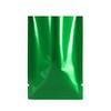 QQ Studio 100 Heat Sealable Mylar Foil Bag Pouch for Sampling Packaging Food Storage Food Safe (MED ~3.8"x5.7", Glossy Green) view 1