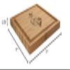 BambooMN Custom Laser Engraved Bamboo Cutting Board - Anchor - 11" x 11" x 0.75" (Grooved) view 2