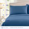 Full Size Sheet Sets - Breathable Luxury Sheets with Full Elastic & Secure Corner Straps Built In - 1800 Supreme Collection Extra Soft Deep Pocket Bedding Set, Sheet Set, Full, Denim view 2