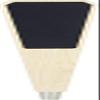 12" Solid Maple Angled Chalkboard Tap Handle view 1