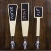 12" Solid Maple Angled Chalkboard Tap Handle view 4