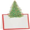 Caspari Glittering Tree Die-Cut Place Cards - 8 Per Package view 1