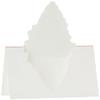 Caspari Glittering Tree Die-Cut Place Cards - 8 Per Package view 2
