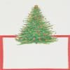 Caspari Glittering Tree Die-Cut Place Cards - 8 Per Package view 3