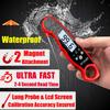 DUYKQEM Instant Read Digital Meat Thermometer (2 Pack) Waterproof Kitchen Cooking Food Thermometer with Probe Backlight & Calibration,Best Quick Grill Meat Probe for Grilling BBQ Smoker Chefs view 2