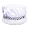 Anderson's White Crushed Satin King Crown and Adela Queen Tiara Royalty Set, King and Queen Set For Prom, Homecoming, School Dance, Costume, Party, Pageant, Event view 2