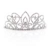 Anderson's White Crushed Satin King Crown and Adela Queen Tiara Royalty Set, King and Queen Set For Prom, Homecoming, School Dance, Costume, Party, Pageant, Event view 3