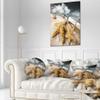 Designart Message Bottle Buried in Sand' Seascape Throw Living Room, Sofa, High Quality Pillow Insert + Cushion Cover Printed On Both Side 20" Round view 2