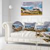 Designart Whistler Mountain British Columbia Throw Cushion Pillow Cover for Living Room, Sofa 20" Round view 2