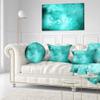 Designart Blur Blue Sky with Stars' Abstract Throw Cushion Pillow Cover for Living Room, Sofa 20 Inches Round view 2
