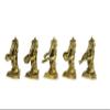 Bharat Haat Ganesha Musical Set(5 View Set) Brass Collectible Handicraft Art BH06586 view 2