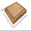 BambooMN Custom Laser Engraved Bamboo Cutting Board - Letter Script Monogram Thin - 1 Piece - 11" x 11" x 0.75" (Grooved) - Customized Personalized Kitchen Gift for Couples, Weddings, Closing view 3