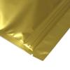 QQ Studio Pack of 100 Matte/Glossy Color Stand-Up Foil Resealable Zipper Pouches (3.3" x 5.1", Matte Gold) view 4