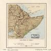 18" x 24" 1959 Map Of The Horn Of Africa Railroads Roads view 1
