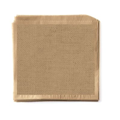 G.E.T. Enterprises P-BUR-77-BR 7" x 7" Food-Safe Double-Open Bag (Pack of 2000)