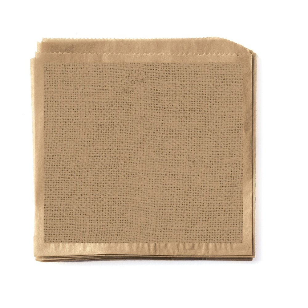 G.E.T. Enterprises P-BUR-77-BR 7" x 7" Food-Safe Double-Open Bag (Pack of 2000)