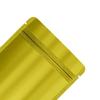 QQ Studio Pack of 100 Translucent/Silver/Color Stand-Up Resealable Zipper Pouch (3.3" x 5.1", Matte Gold) view 4