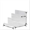 2pcs Clear Acrylic Wallet Display Stand Holder Purse Display Stand (3-Tier) view 4