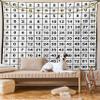 Lunarable Mathematics Room Tapestry, Multiplication Table in Black and White Learning, Fabric Wall Hanging Decor for Bedroom Living Room Dorm, 45" X 30", Black White view 1