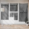 Lunarable Mathematics Room Tapestry, Multiplication Table in Black and White Learning, Fabric Wall Hanging Decor for Bedroom Living Room Dorm, 45" X 30", Black White view 3