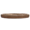 Whitewashed Round Decorative Wood Tray view 1