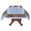 AP$COLLECTION Transparent Dining Table Waterproof Crystal Clear Table Cover with White Lace Easy to Clean and Durable (54"x 54" Inch, White Lace) view 1