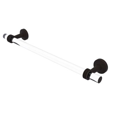 Allied Brass PB-41D-18 Pacific Beach Collection 18 Inch Dotted Accents Towel Bar, Oil Rubbed Bronze