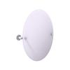 Allied Brass Pipeline Collection Frameless Oval Mounted Tilt Wall Mirror, Matte White view 1