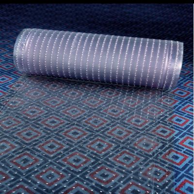 Clear Plastic Runner Rug Carpet Protector Mat Ribbed Multi-Grip (Clear Plastic, 26" in x 25'FT)