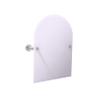 Allied Brass P-350-TM94-SN Pipeline Collection Frameless Arched Top Wall Mounted Tilt Mirror, Satin Nickel view 1