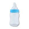 4.25 inch Fillable Plastic Mini Baby Bottles Bulk Blue Cap 24 Pieces Baby Shower Shower Favors view 1