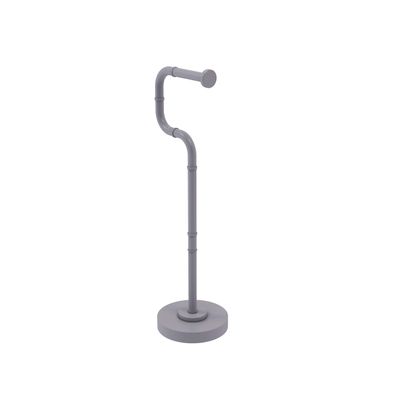 Allied Brass RM-25U Remi Collection Free Euro Style Toilet Tissue Stand, Matte Gray