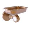 Allied Brass CV-32G Clearview Collection Wall Mounted Holder with Groovy Accents Soap Dish, Brushed Bronze view 1
