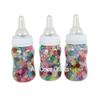 4.25 inch Fillable Plastic Mini Baby Bottles Bulk White Cap 24 Pieces Baby Shower Shower Favors view 2