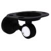 Allied Brass Pacific Grove Collection Groovy Accents Tumbler Toothbrush Holder, Matte Black view 1