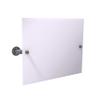 Allied Brass Pipeline Collection Landscape Rectangular Mounted Tilt Wall Mirror, Matte Gray view 1