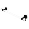 Allied Brass PB-41T-18 Pacific Beach Collection 18 Inch Twisted Accents Towel Bar, Matte Black view 1