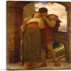 ARTCANVAS Wedded 1882 Canvas Art Print Stretched Framed Painting Picture Poster Giclee Wall Decor by Frederic Leighton - 40" x 26" (0.75" Deep) view 1