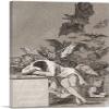 ARTCANVAS The Sleep of Reason Produces Monsters 1799 Canvas Art Print Stretched Framed Painting Picture Poster Giclee Wall Decor by Francisco De Goya - 40" x 26" (0.75" Deep) view 1