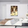 ARTCANVAS The Great Red Dragon and the Woman Clothed in Sun Canvas Art Print Stretched Framed Painting Picture Poster Giclee Wall Decor by William Blake - 40" x 26" (0.75" Deep) view 2